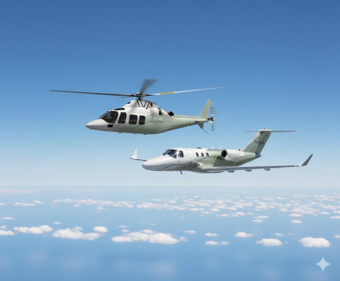 AW139 · Citation CJ1